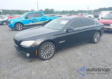 2012 BMW 740I z USA, uszkodzony, nr VIN WBAKA4C55CC613283